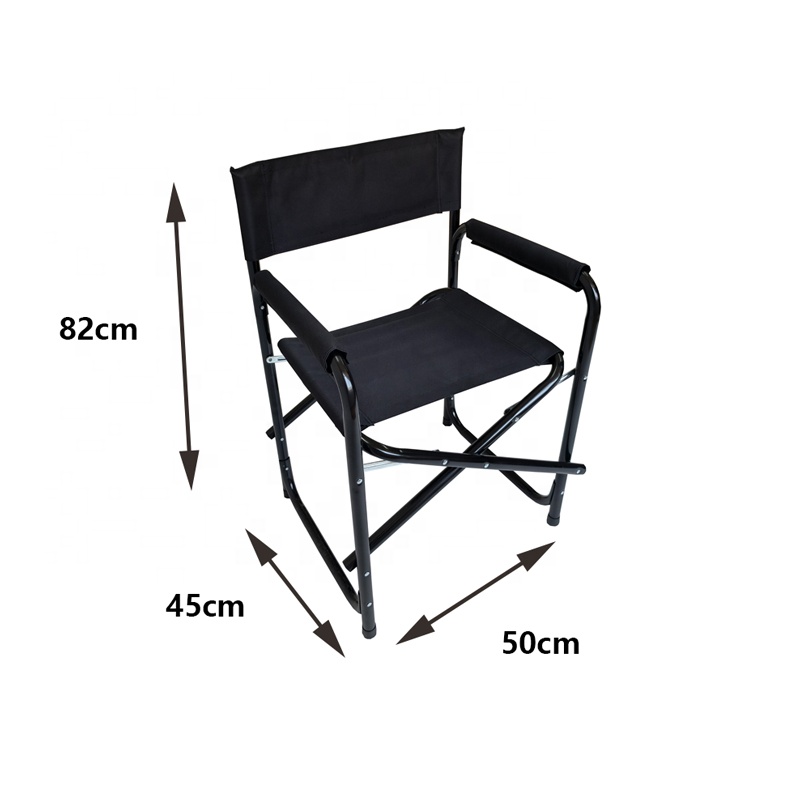 Hunting And Fishing Outdoor Chairs - เก้าอี้ผู้กำกับพับได้แบบพกพาสำหรับกิจกรรมกลางแจ้ง ทำจากผ้า Oxford เหมาะสำหรับตั้งแคมป์ เดินป่า ตกปลา