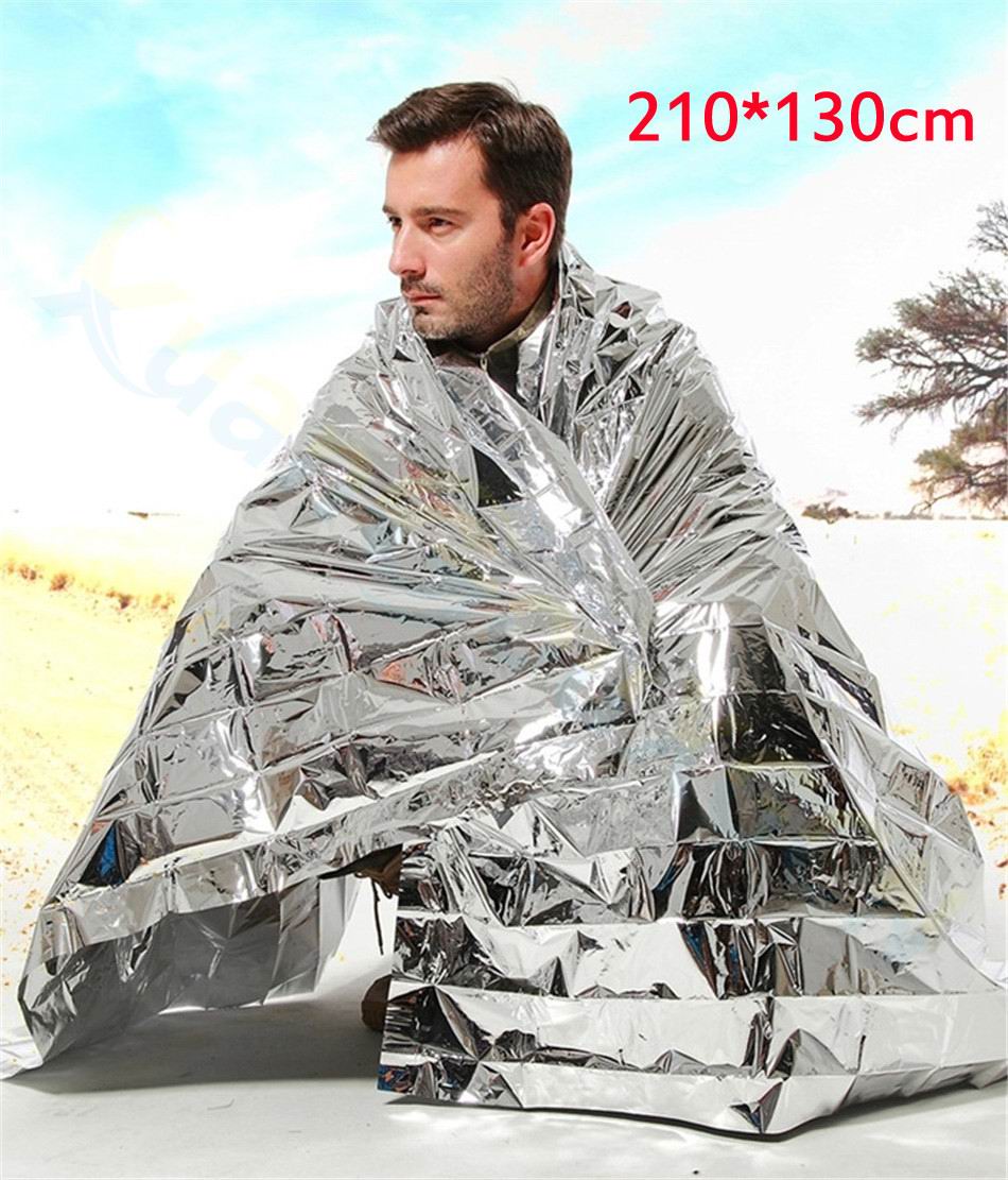 Field Dressing Kit - ผ้าห่มฉุกเฉินกลางแจ้งรอดปฐมพยาบาลทหารชุดกู้ภัยWindproofกันน้ําฟอยล์ผ้าห่มความร้อนสําหรับCamping Hiking