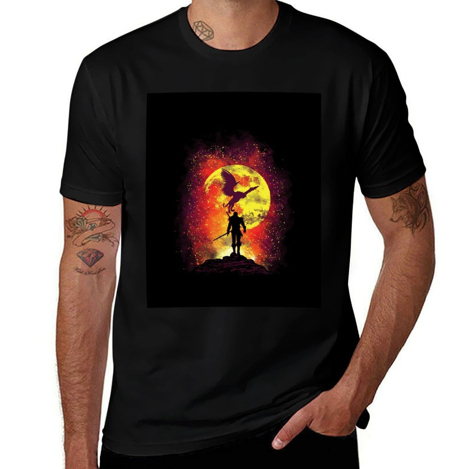 Wildman Hunting & Outdoor Photos - เสื้อยืดลาย Wild Hunt สำหรับวันหยุดฤดูร้อน สไตล์ลำลอง