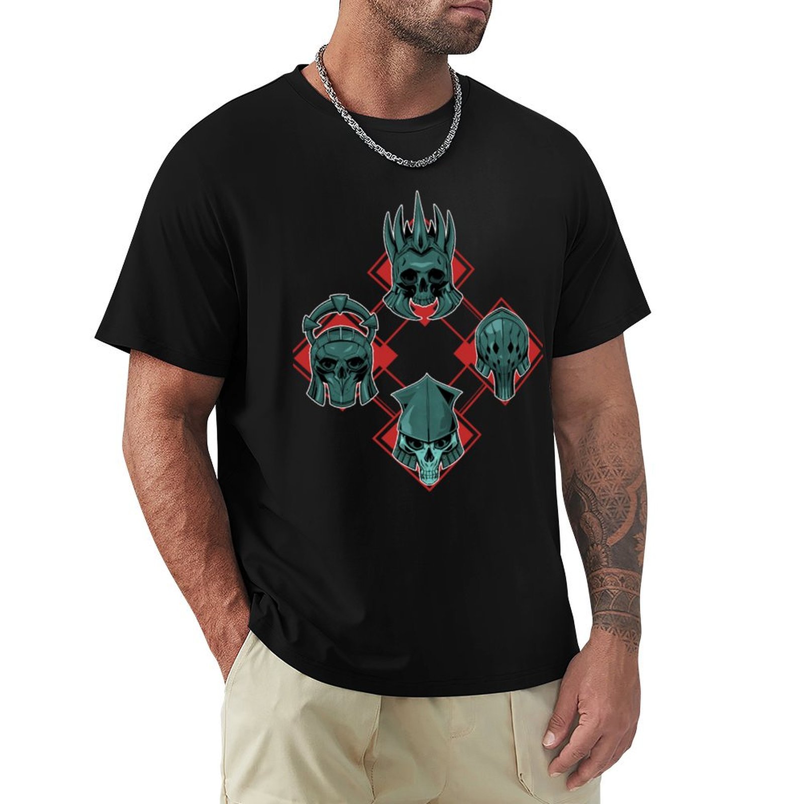 Wildman Hunting & Outdoor Photos - เสื้อยืด The Wild Hunt คอกลมแบบเรียบง่าย สวมใส่สบาย