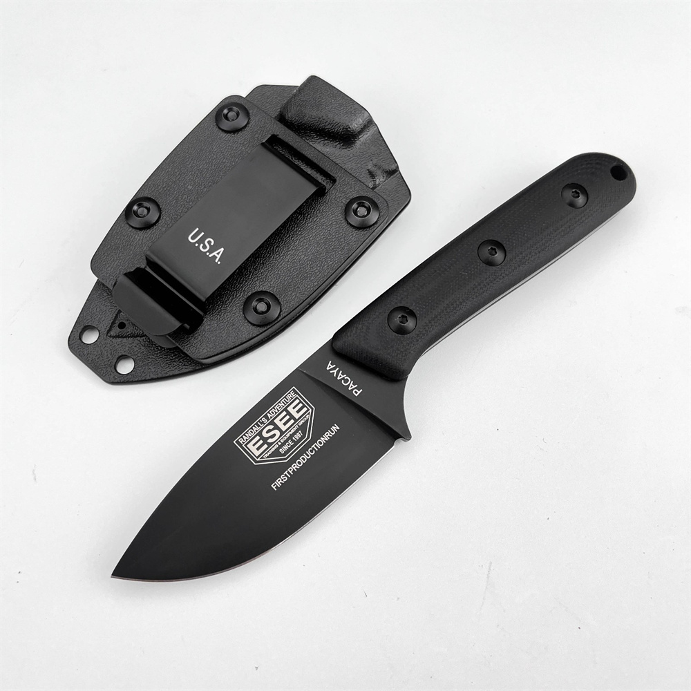 Outdoor Hunting Gifts - ESEE มีดใบตายแบบพกพา เครื่องมือ EDC แบบพกพา ด้ามจับไมคาร์ต้า