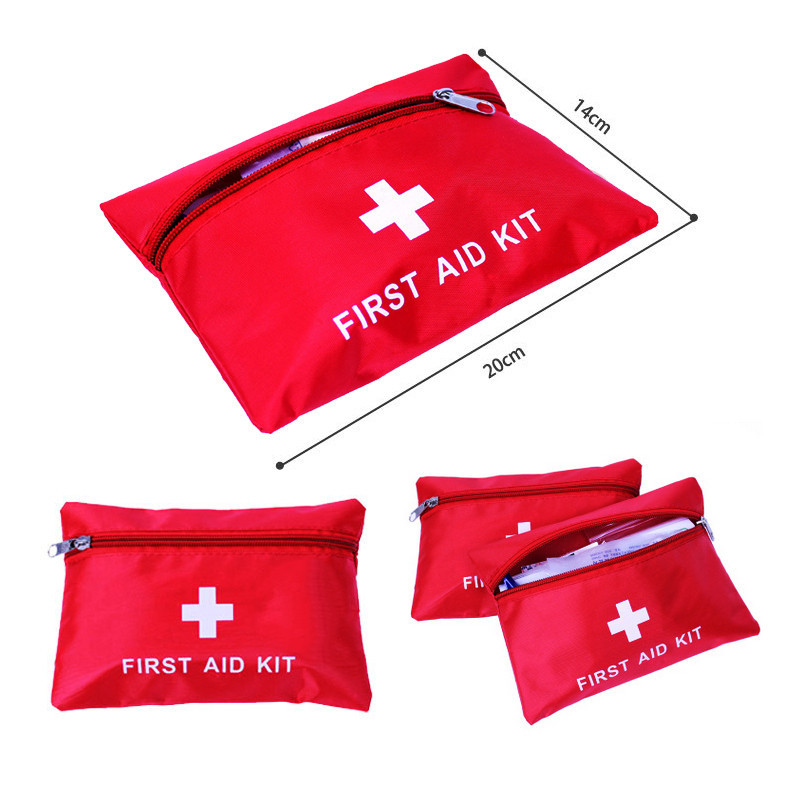 Field Dressing Kit - กระเป๋าเก็บอุปกรณ์ทางการแพทย์สำหรับออกค่ายกลางแจ้ง1ชิ้น kotak p3k เก็บของเพื่อความอยู่รอดเดินป่าอุปกรณ์การเรียนที่บ้าน