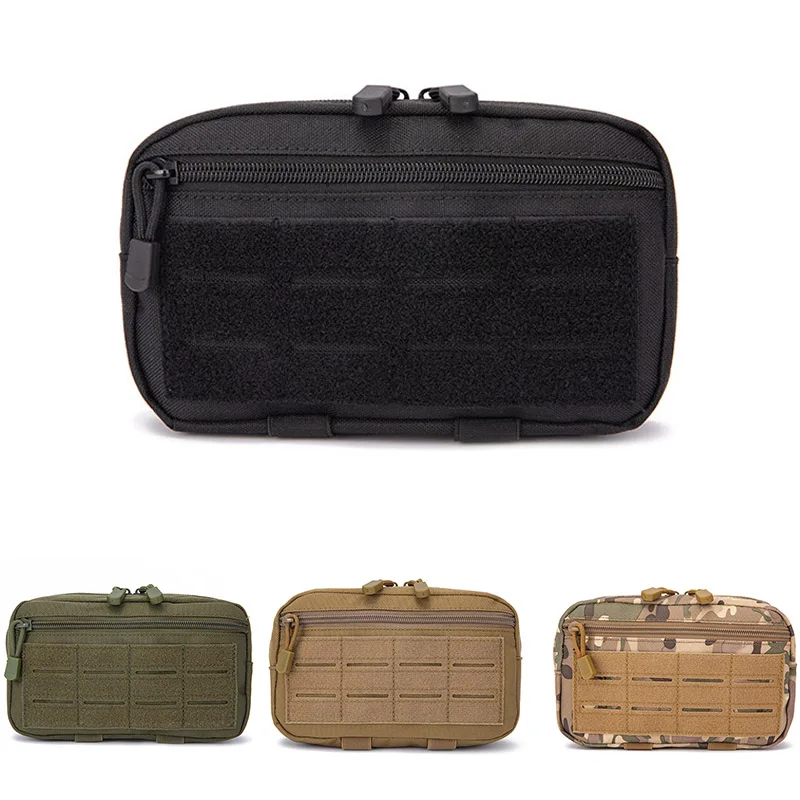 Field Dressing Kit - ยุทธวิธีMolle EDCกระเป๋าเครื่องมือชุดปฐมพยาบาลกระเป๋าผู้ถือโทรศัพท์กีฬากลางแจ้งอุปกรณ์ล่าสัตว์ฉุกเฉินEMTเอวแพ็คกระเป๋า