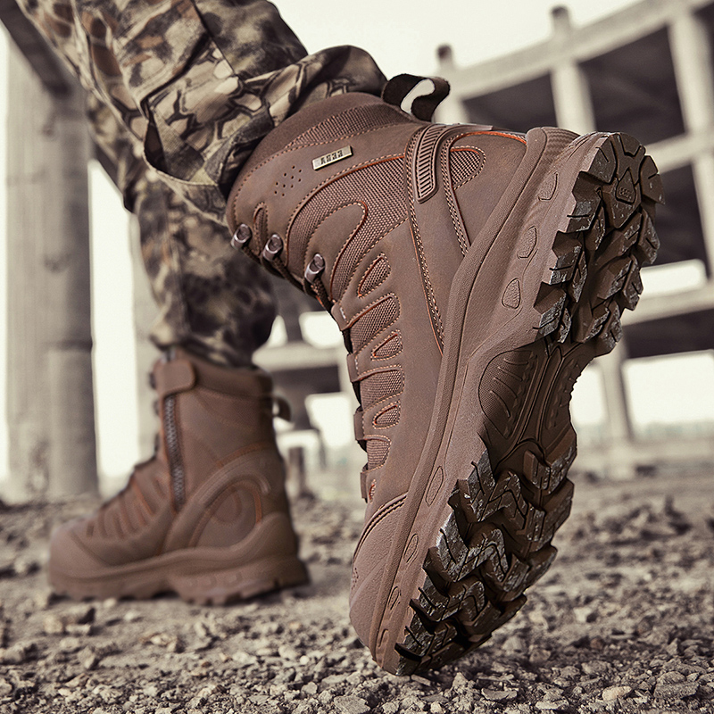รองเท้าบู๊ททางยุทธวิธีใหม่ ยี่ - Hunting Outdoor Brands บทวิจารณ์และราคา