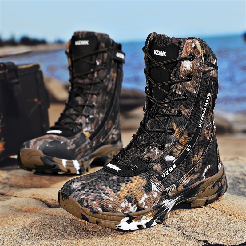 รองเท้าบูทกลางแจ้งสำหรับผู้ชาย - Hunting Outdoor Brands บทวิจารณ์และราคา