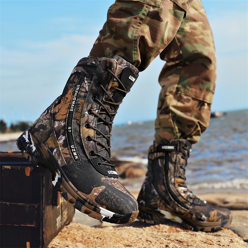 รองเท้าบูทกลางแจ้งสำหรับผู้ชาย - Hunting Outdoor Brands บทวิจารณ์และราคา