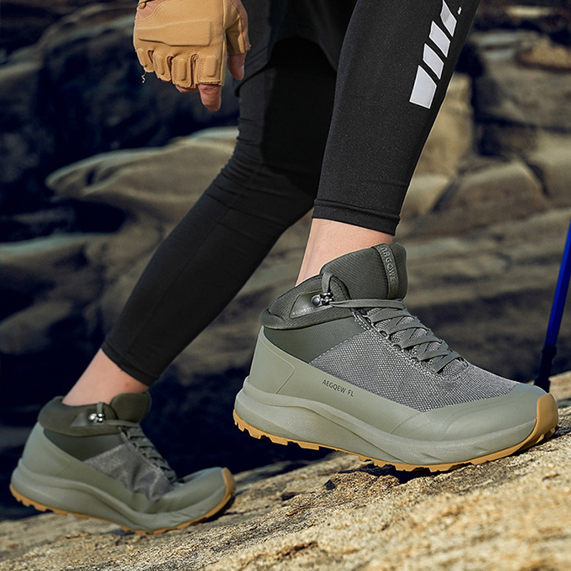 รองเท้าเดินป่าแบบหุ้มข้อสูงผู้ - Hunting Outdoor Brands บทวิจารณ์และราคา