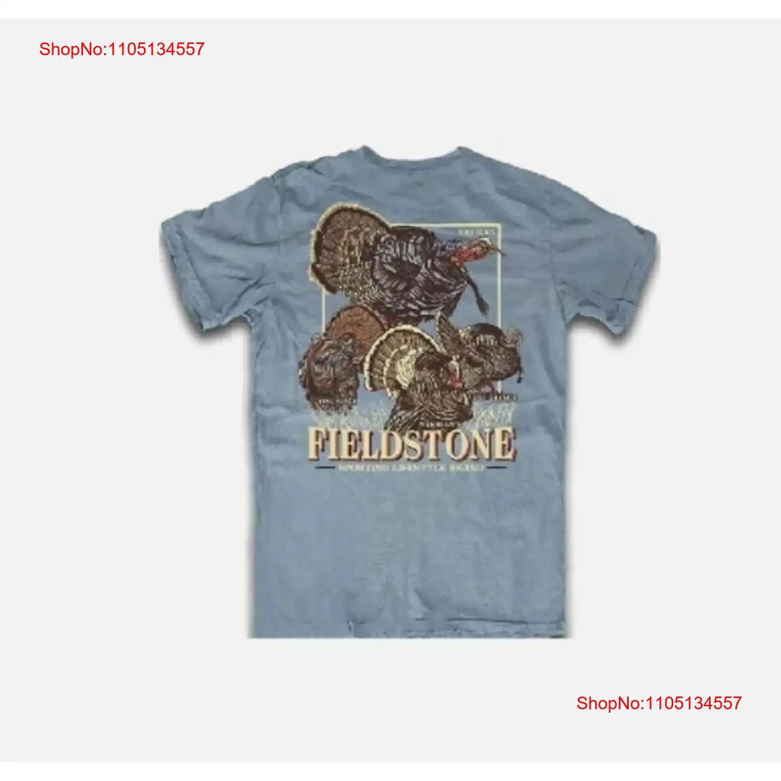 เสื้อยืดลาย Fieldstone Turkey  - Wildman Hunting & Outdoor Photos บทวิจารณ์และราคา