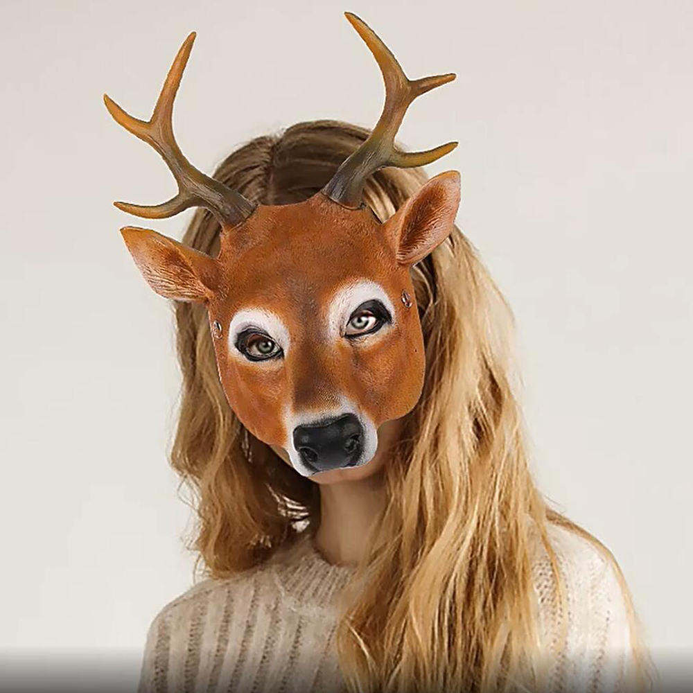 คอสเพลย์หน้ากากฮาโลวีนแบบตลกรู - Elk Bugle Call บทวิจารณ์และราคา