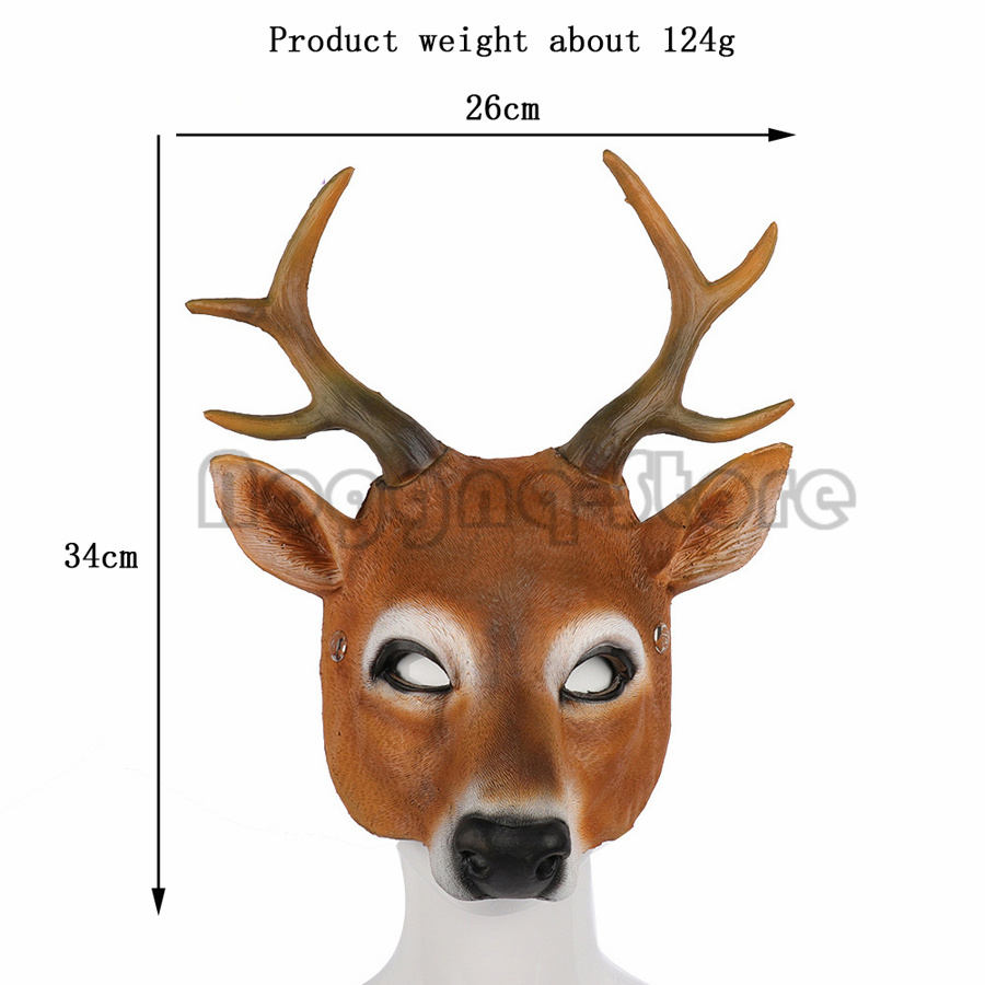 คอสเพลย์หน้ากากฮาโลวีนแบบตลกรู - Elk Bugle Call บทวิจารณ์และราคา
