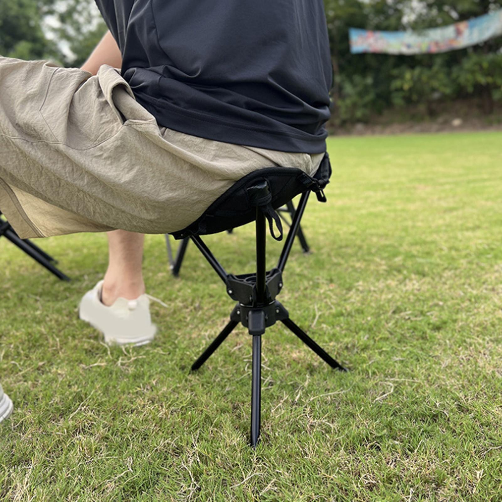 เก้าอี้พับได้แบบพกพา หมุนได้ ส - Hunting And Fishing Outdoor Chairs บทวิจารณ์และราคา