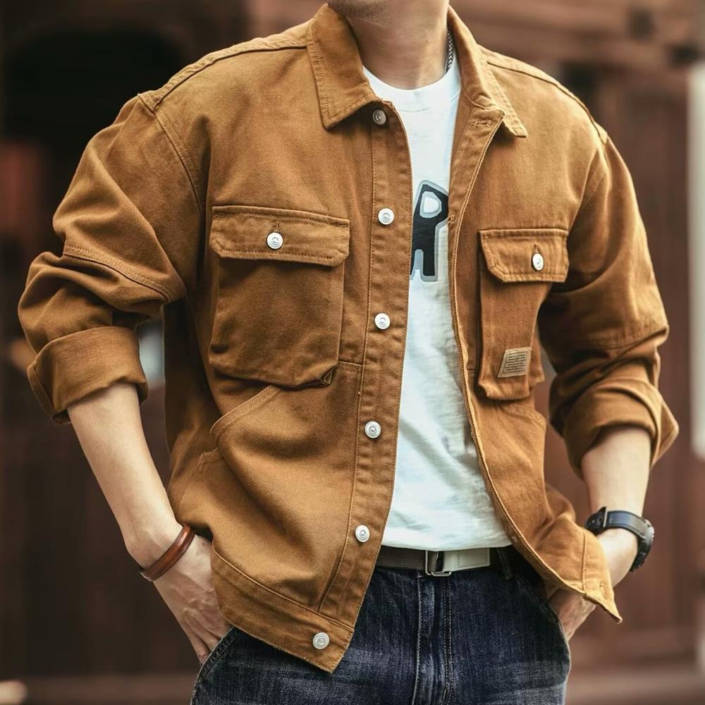 แจ็คเก็ตยีนส์สไตล์อเมริกันย้อน - Hunting Outdoor Brands บทวิจารณ์และราคา