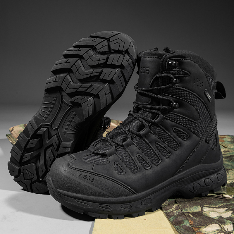 รองเท้าบูทผู้ชายแบบยุทธวิธี ยี - Hunting Outdoor Brands บทวิจารณ์และราคา