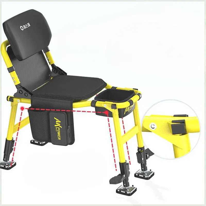เก้าอี้ตกปลาคุณภาพสูงสไตล์นอร์ - Hunting And Fishing Outdoor Chairs บทวิจารณ์และราคา
