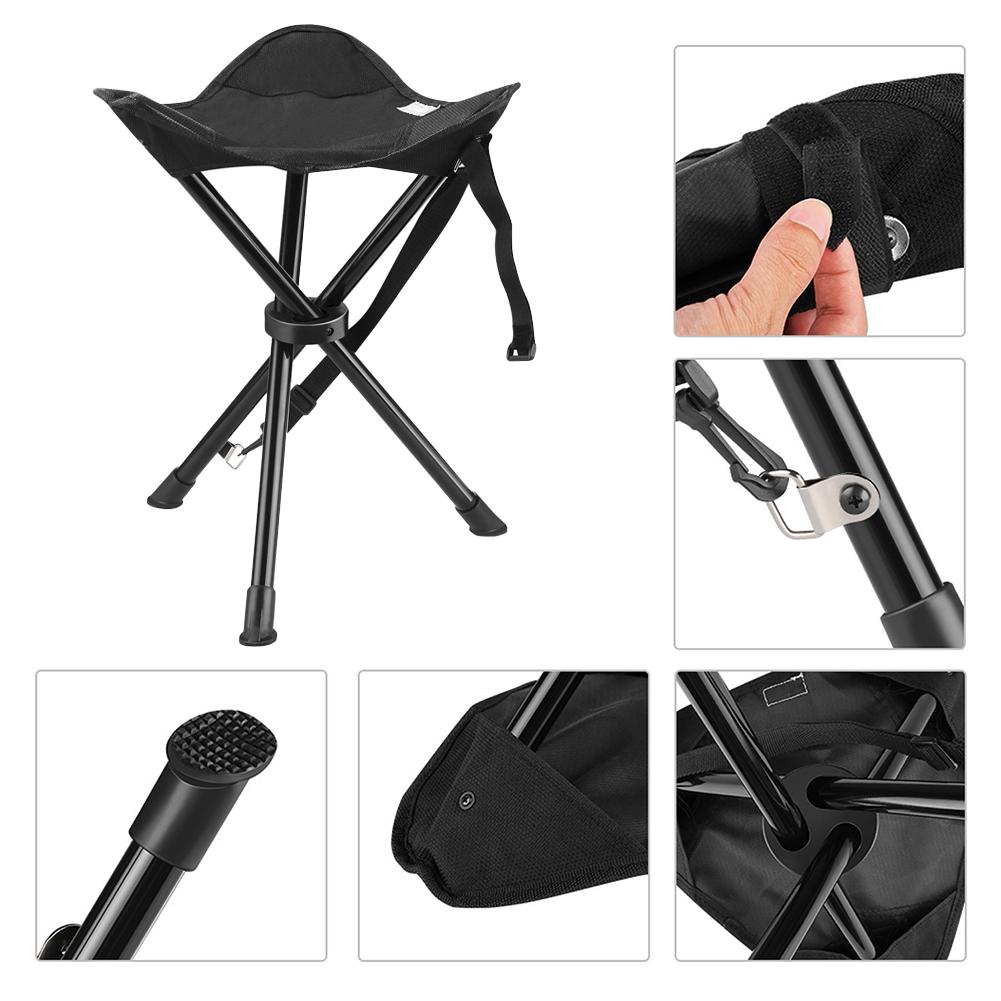 เก้าอี้สามขาแบบพกพาพับได้พร้อม - Hunting And Fishing Outdoor Chairs บทวิจารณ์และราคา
